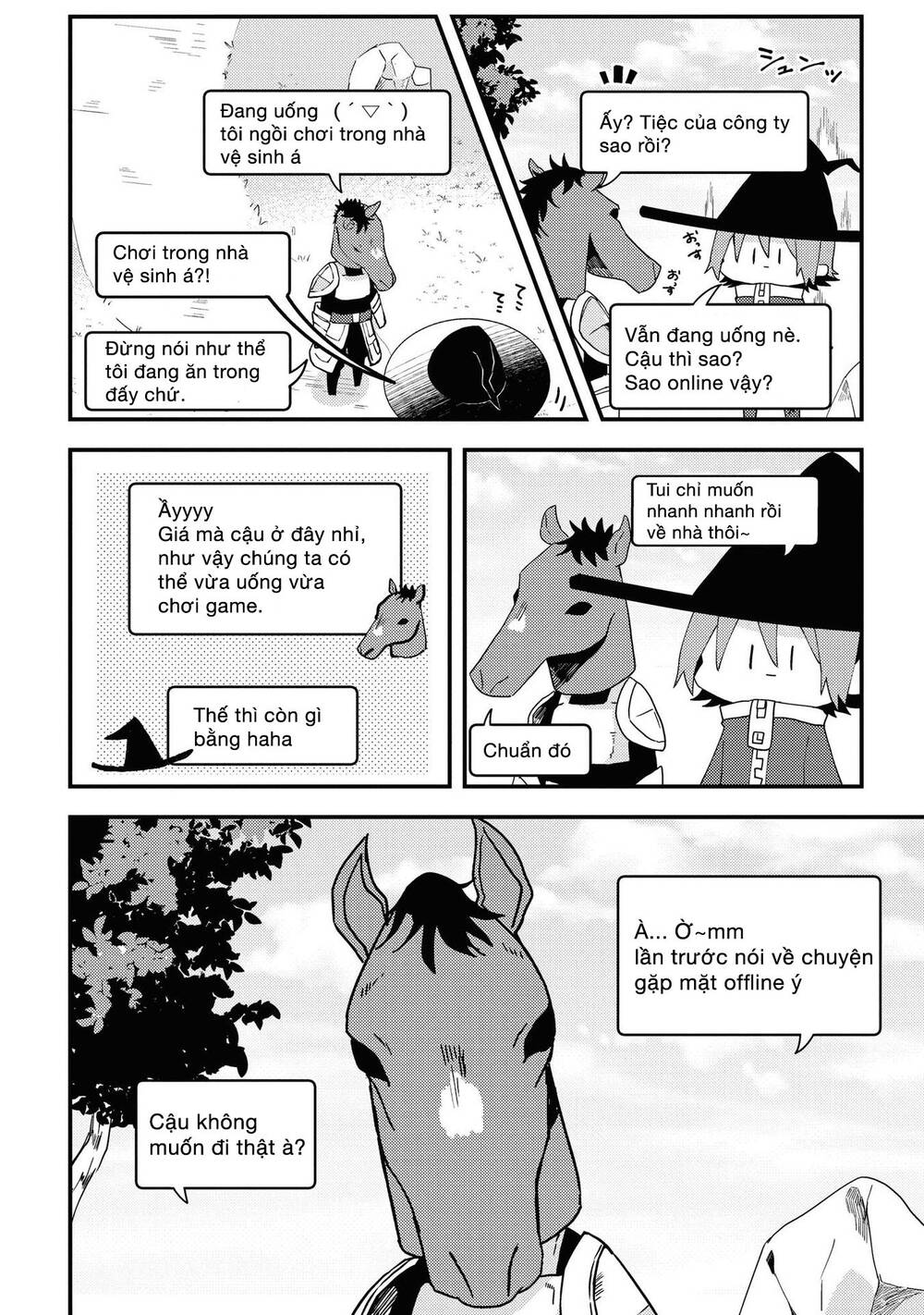 Đồng Đội Game Online, Té Là Ngài Sếp Khó Tính Chapter 5 - 4