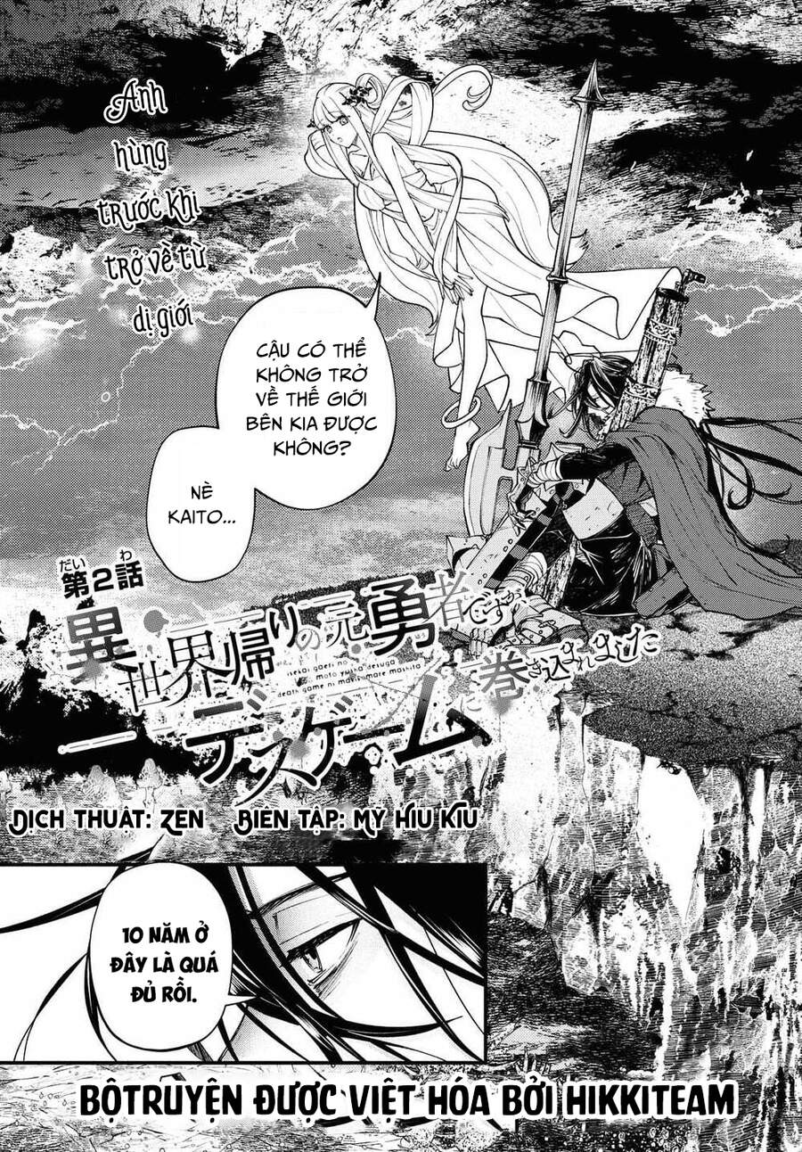 Cựu Dũng Giả Trở Về Từ Thế Giới Khác Tham Gia Vào Trò Chơi Tử Thần! Chapter 2 - 3