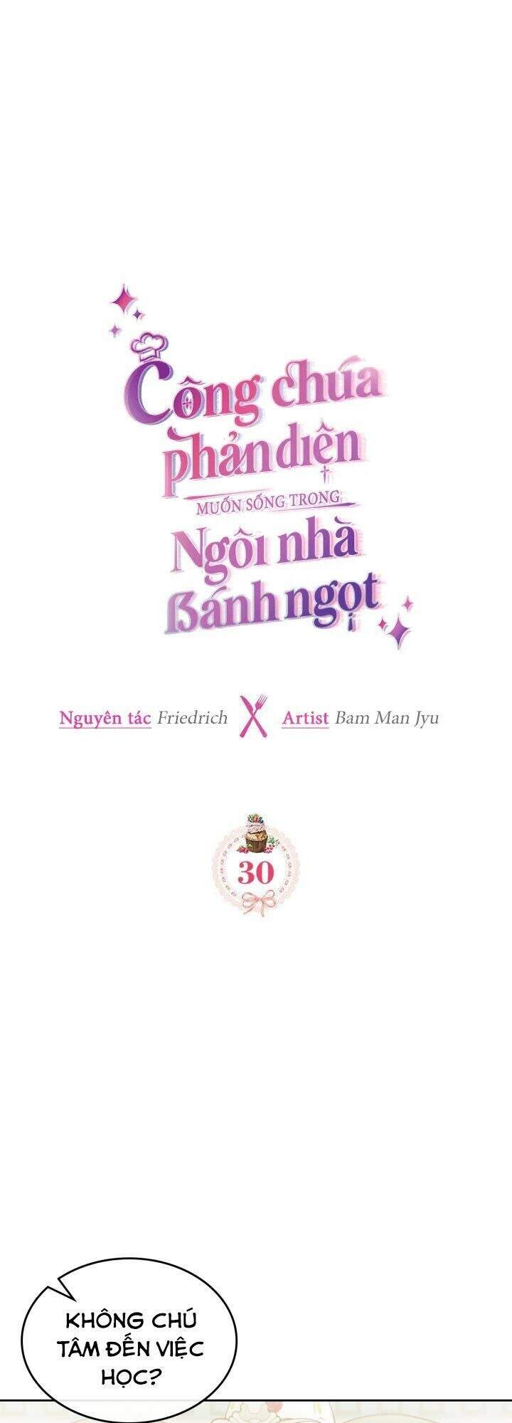 Công Chúa Phản Diện Muốn Ở Trong Ngôi Nhà Bánh Quy Chapter 30 - 1