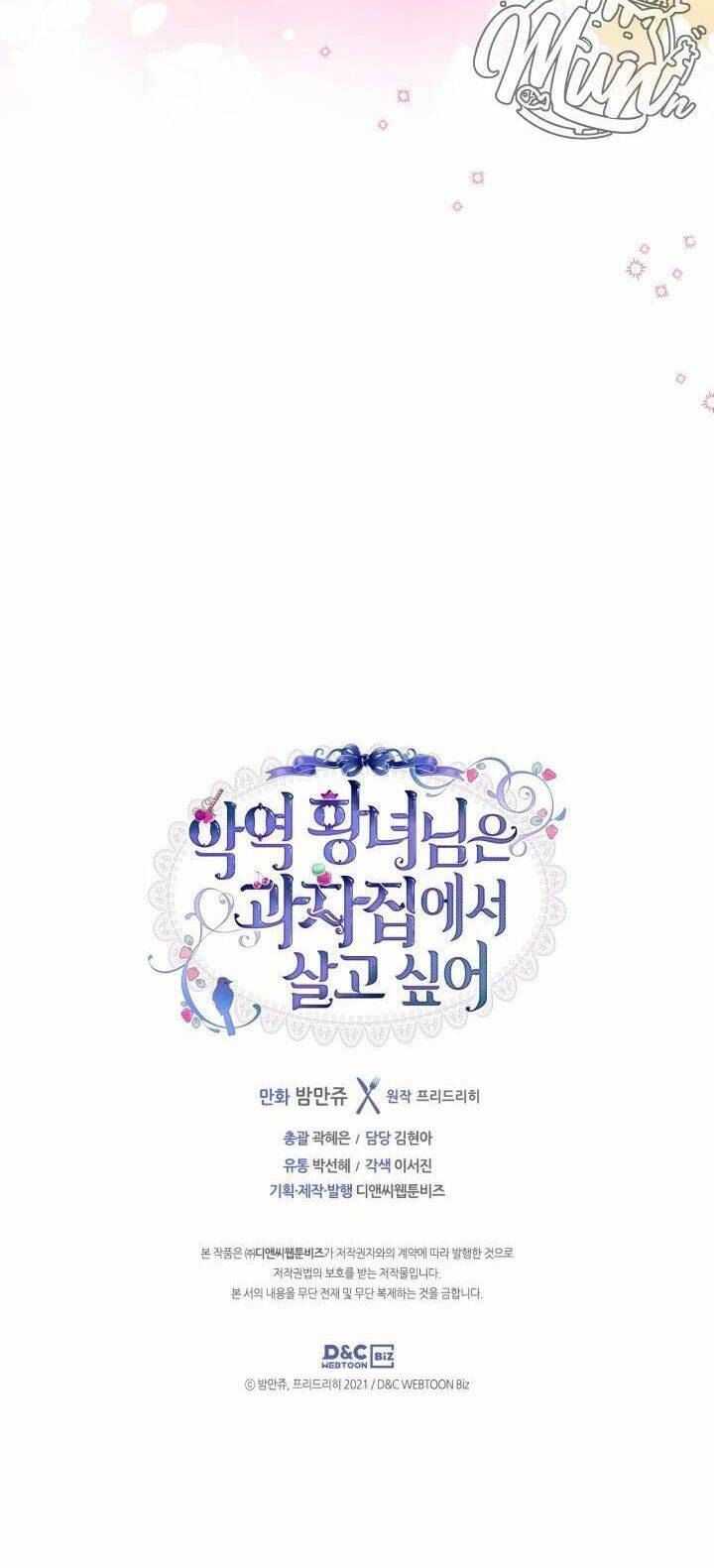 Công Chúa Phản Diện Muốn Ở Trong Ngôi Nhà Bánh Quy Chapter 52 - 61