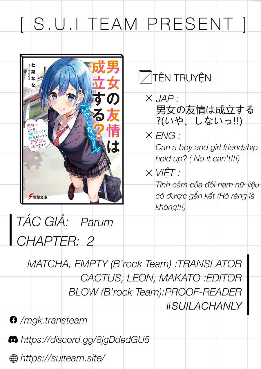 Danjo No Yuujou Wa Seiritsu Suru Chapter 2 - 1