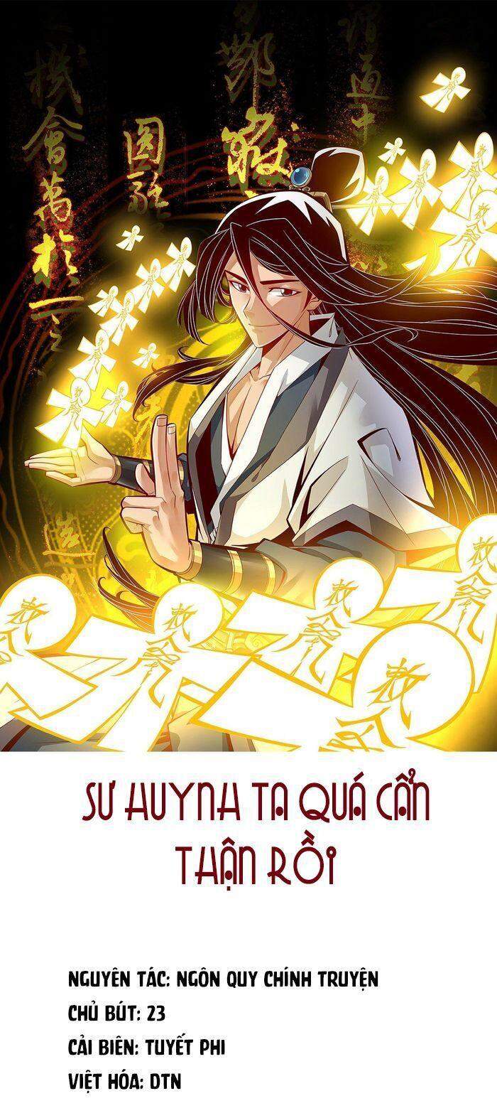 Sư Huynh Của Ta Quá Cẩn Thận Rồi Chapter 1 - 1