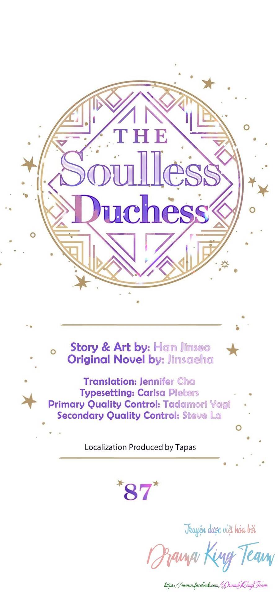 Nữ Công Tước Với Tâm Hồn Trống Rỗng Chapter 87 - 1