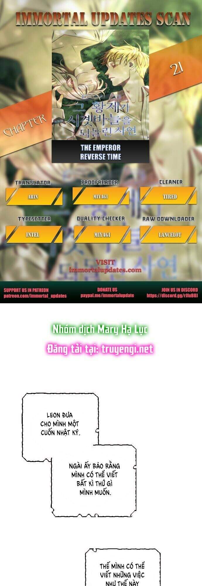 Hoàng Đế Đảo Ngược Thời Gian Chapter 21 - 1