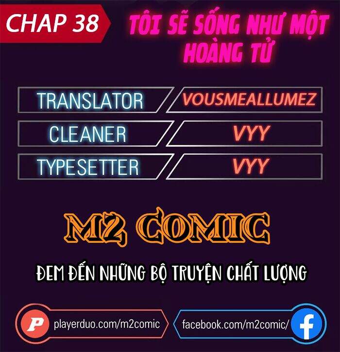 Tôi Sẽ Sống Như Một Hoàng Tử Chapter 38 - 1