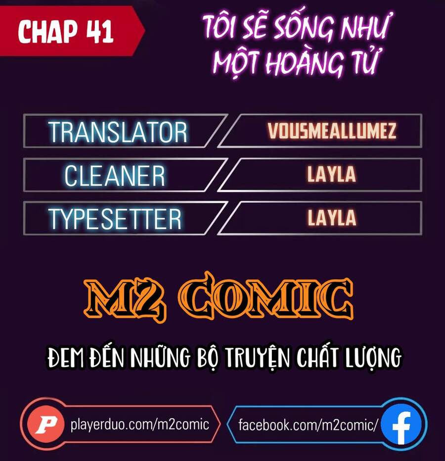 Tôi Sẽ Sống Như Một Hoàng Tử Chapter 41 - 1