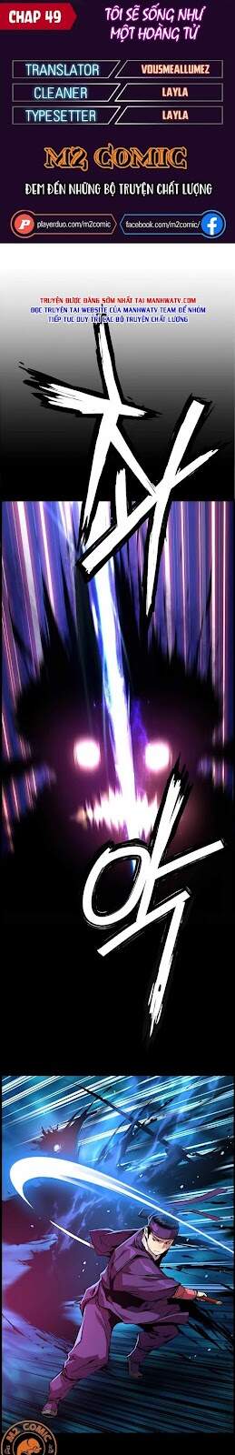Tôi Sẽ Sống Như Một Hoàng Tử Chapter 49 - 1