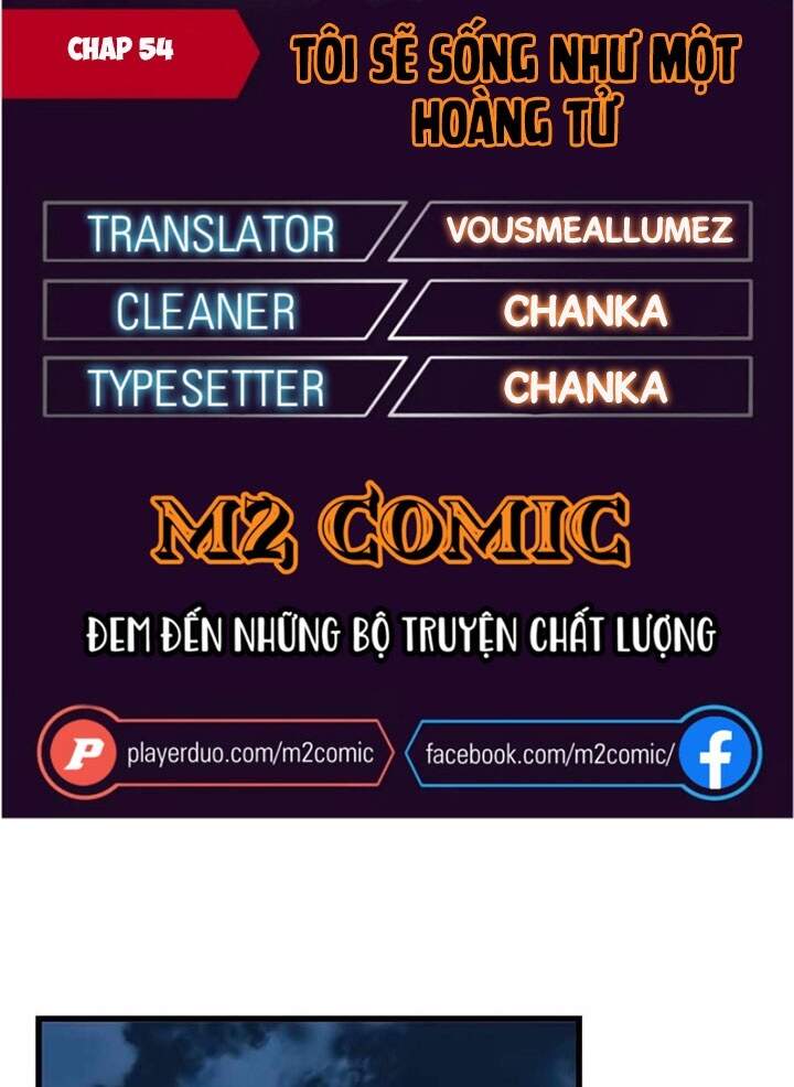Tôi Sẽ Sống Như Một Hoàng Tử Chapter 54 - 1