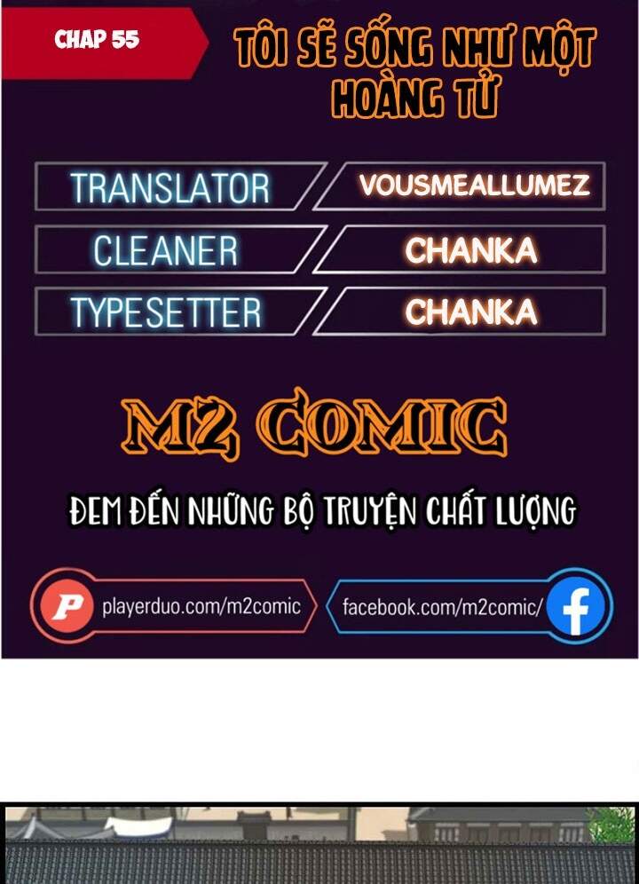 Tôi Sẽ Sống Như Một Hoàng Tử Chapter 55 - 1