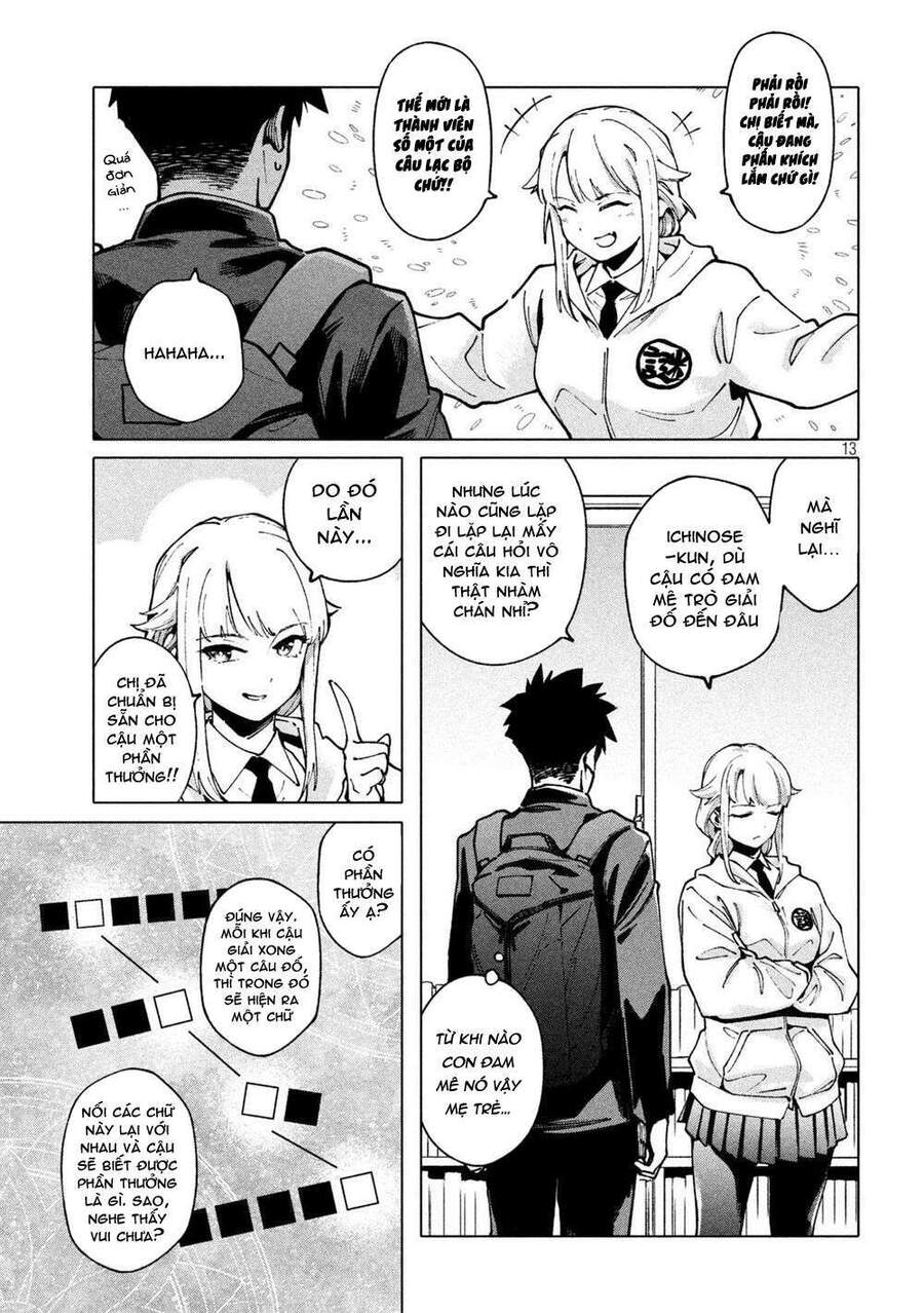 Điều Còn Khó Hơn Cả Việc Giải Đố Chapter 1 - 15