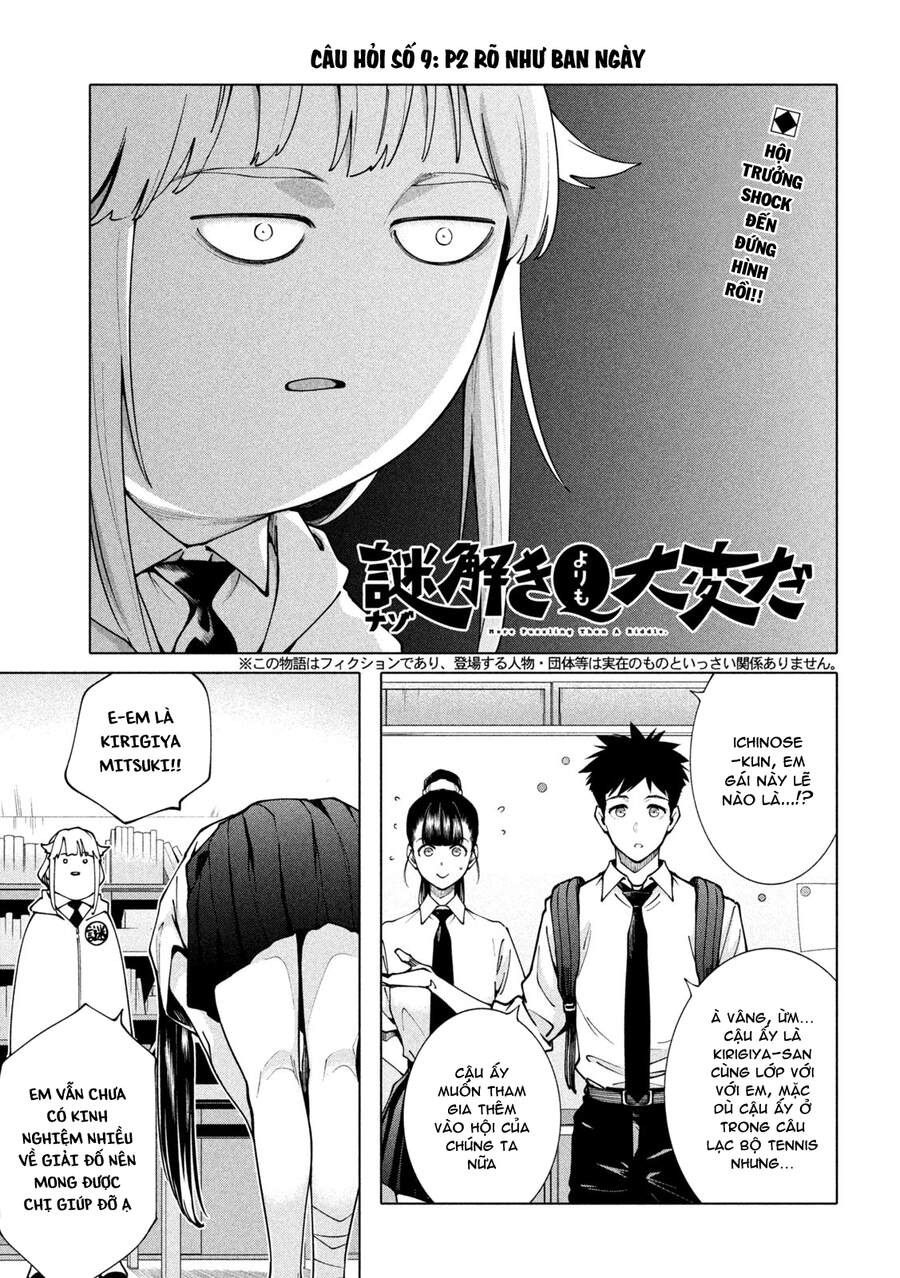Điều Còn Khó Hơn Cả Việc Giải Đố Chapter 9 - 3