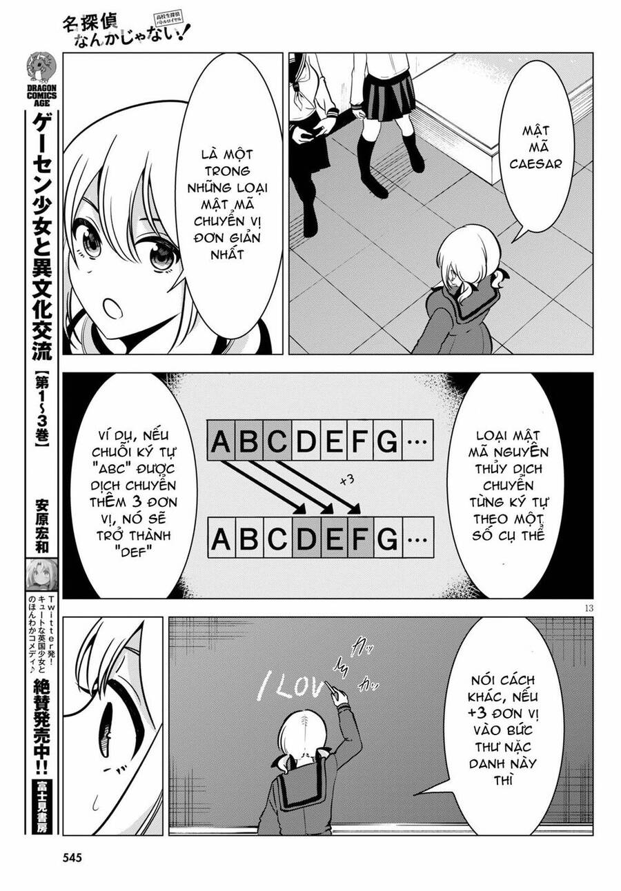 Không Phải Thám Tử Lừng Danh~! Đây Là Cuộc Chiến Giữa Những Thám Tử Cao Trung~! Chapter 11 - 16