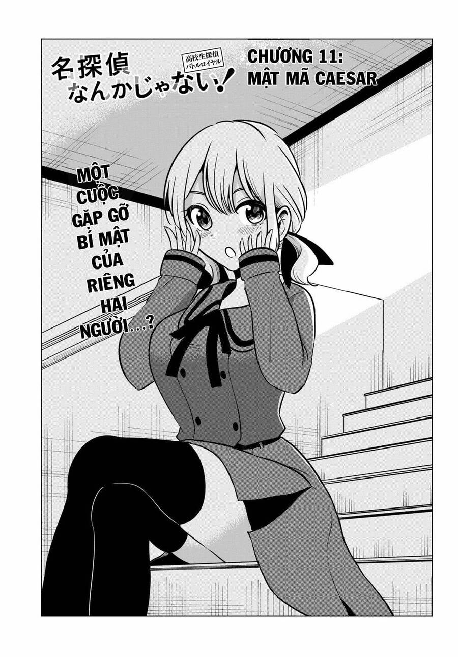 Không Phải Thám Tử Lừng Danh~! Đây Là Cuộc Chiến Giữa Những Thám Tử Cao Trung~! Chapter 11 - 4