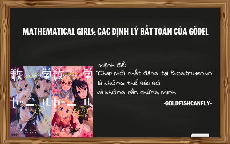 Mathematical Girls: Các Định Lý Bất Toàn Của Gödel Chapter 1 - 34