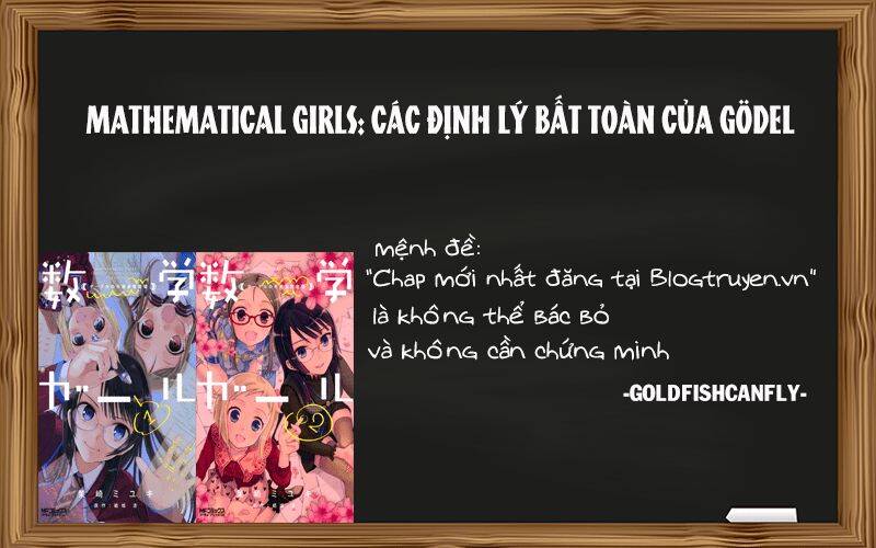 Mathematical Girls: Các Định Lý Bất Toàn Của Gödel Chapter 11 - 2