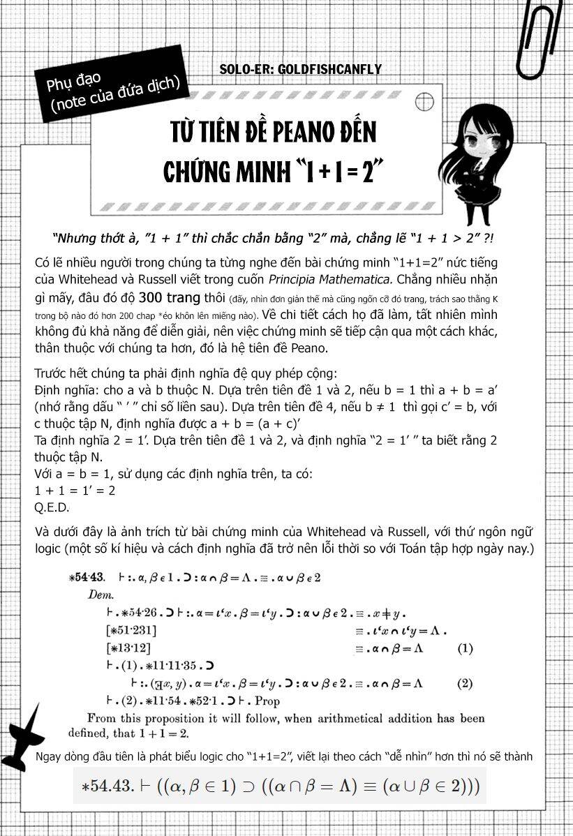 Mathematical Girls: Các Định Lý Bất Toàn Của Gödel Chapter 2 - 27