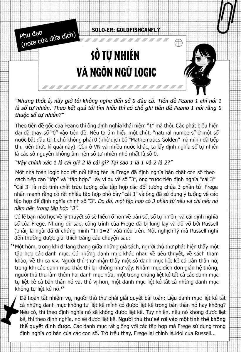 Mathematical Girls: Các Định Lý Bất Toàn Của Gödel Chapter 2 - 28