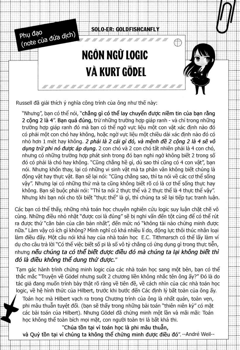 Mathematical Girls: Các Định Lý Bất Toàn Của Gödel Chapter 2 - 29