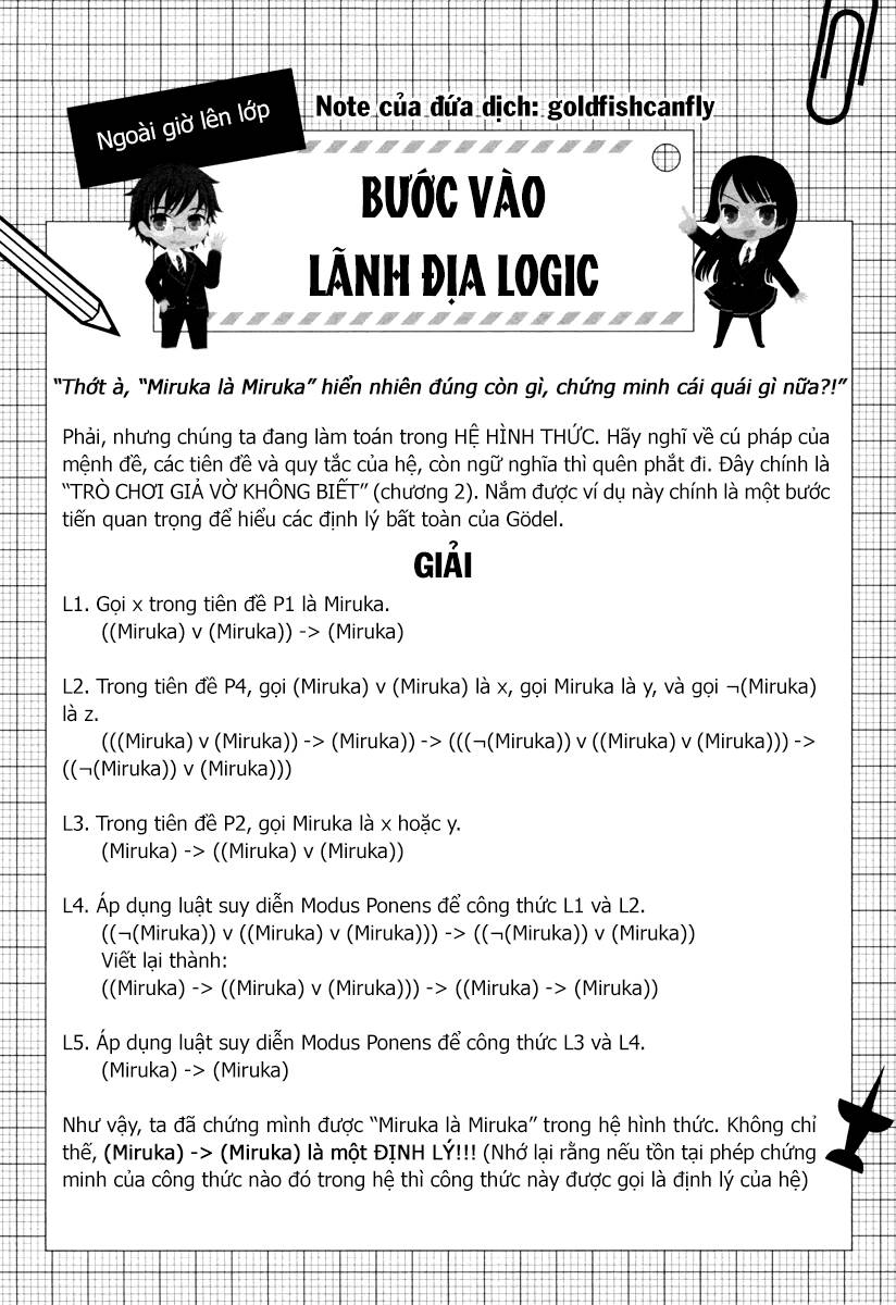 Mathematical Girls: Các Định Lý Bất Toàn Của Gödel Chapter 6 - 37