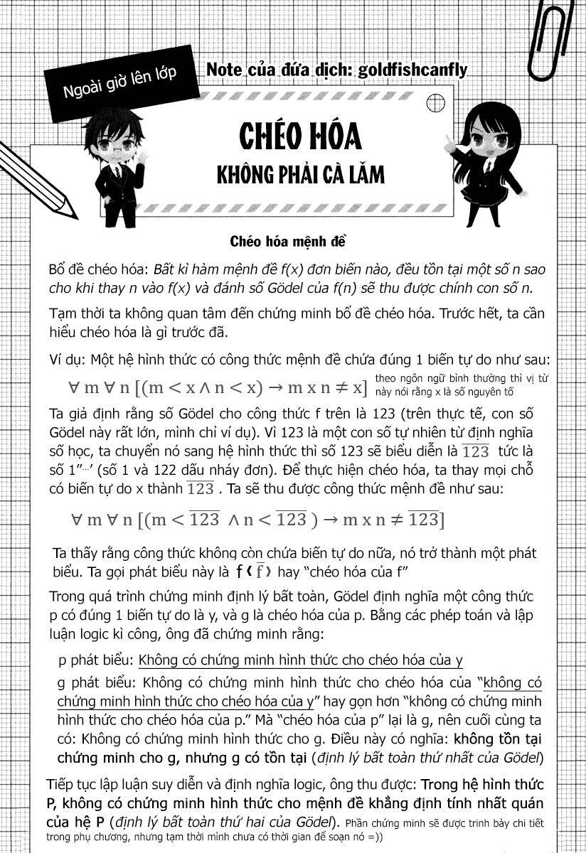 Mathematical Girls: Các Định Lý Bất Toàn Của Gödel Chapter 8 - 31