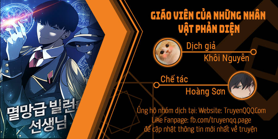 Giáo Viên Của Những Nhân Vật Phản Diện Chapter 1 - 1