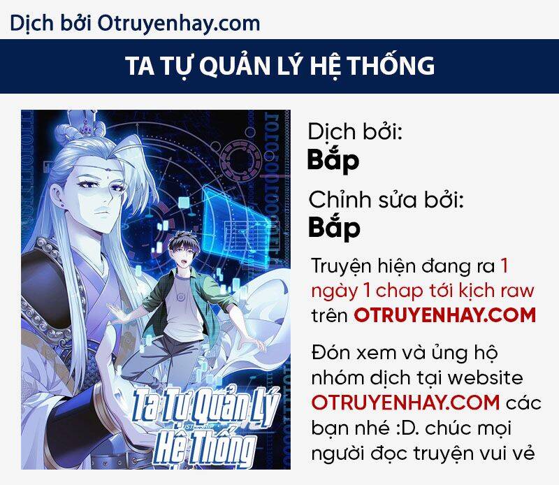 Ta Tự Quản Lý Hệ Thống Chapter 2 - 1