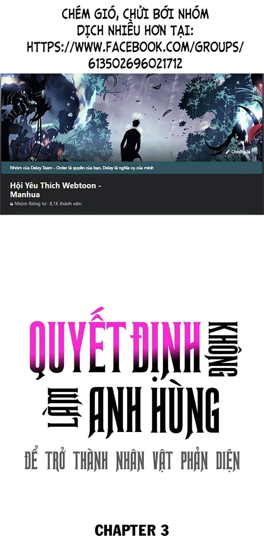 Không Làm Anh Hùng Để Trở Thành Nhân Vật Phản Diện Chapter 3 - 1