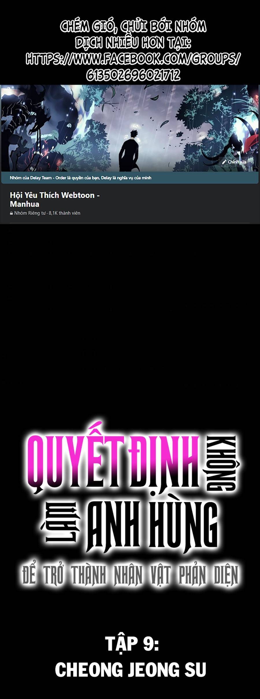 Không Làm Anh Hùng Để Trở Thành Nhân Vật Phản Diện Chapter 9 - 1