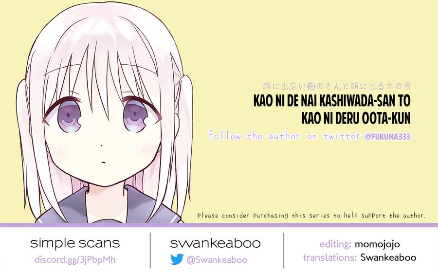 Kao Ni Denai Kashiwada-San To Kao Ni Deru Oota-Kun Chapter 26 - 16