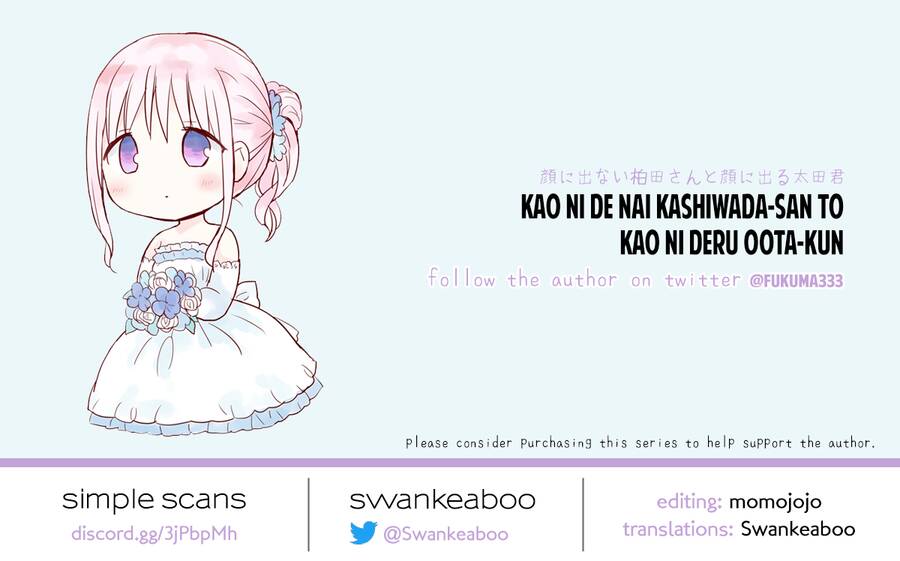 Kao Ni Denai Kashiwada-San To Kao Ni Deru Oota-Kun Chapter 27 - 16