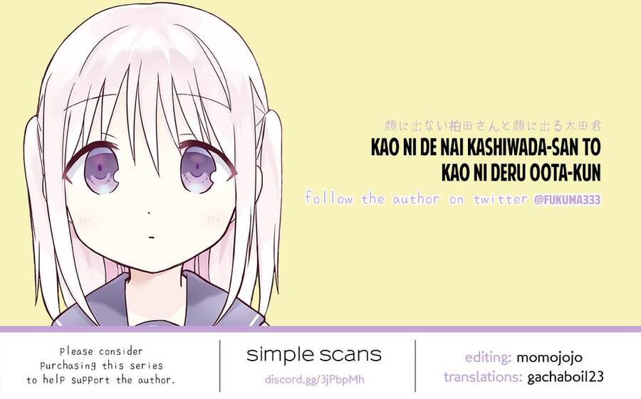 Kao Ni Denai Kashiwada-San To Kao Ni Deru Oota-Kun Chapter 3 - 10