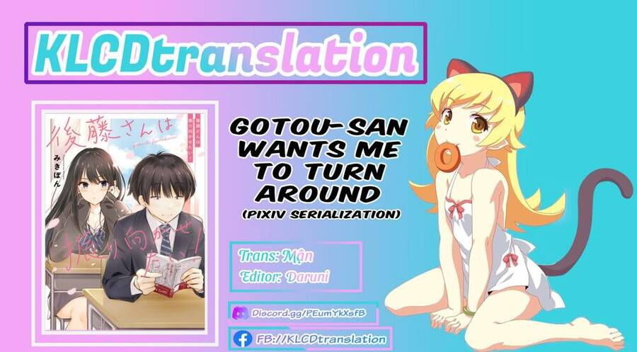 Gotou-San Wa Furimukasetai! Chapter 9 - 1