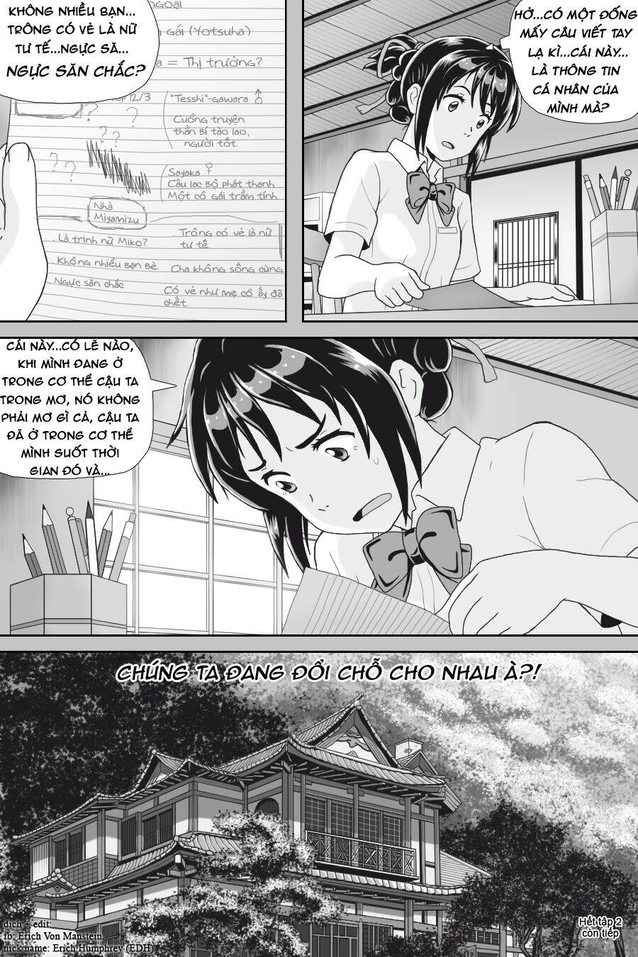 Tên Cậu Là Gì: Nghĩ Ngợi & Mộng Mơ Chapter 2 - 44