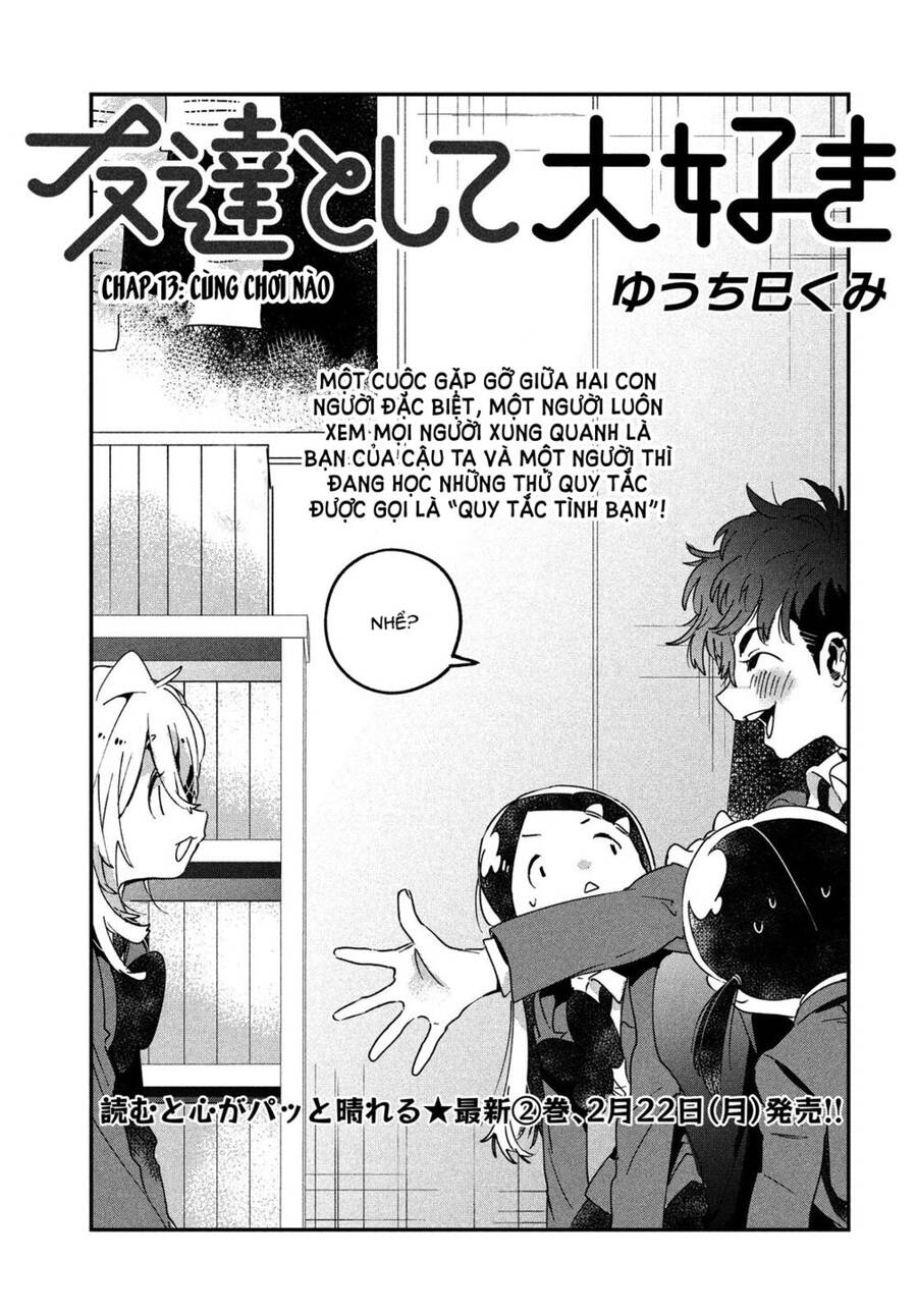 Tớ Yêu Cậu Với Tư Cách Một Người Bạn Chapter 13 - 1