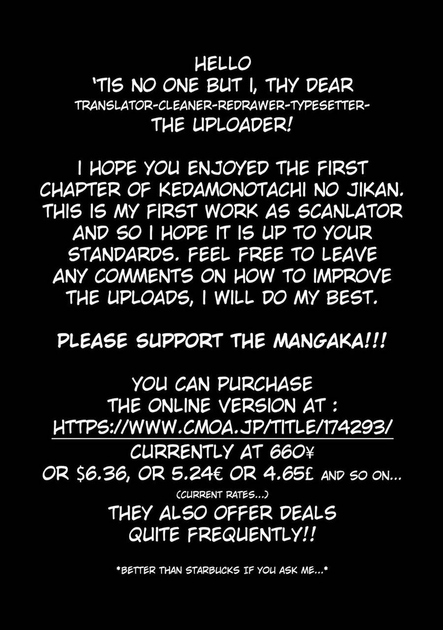 Kedamonotachi No Jikan Chapter 1 - 28