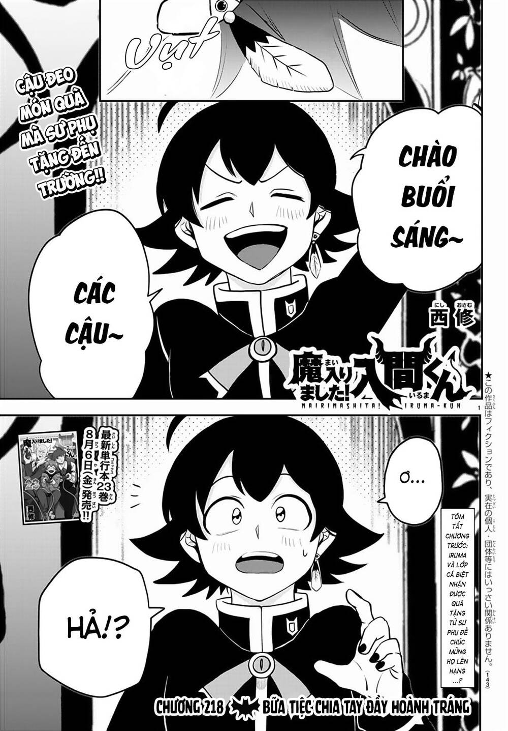 Chào Mừng Cậu Đến Trường Iruma-Kun Chapter 213 - 3