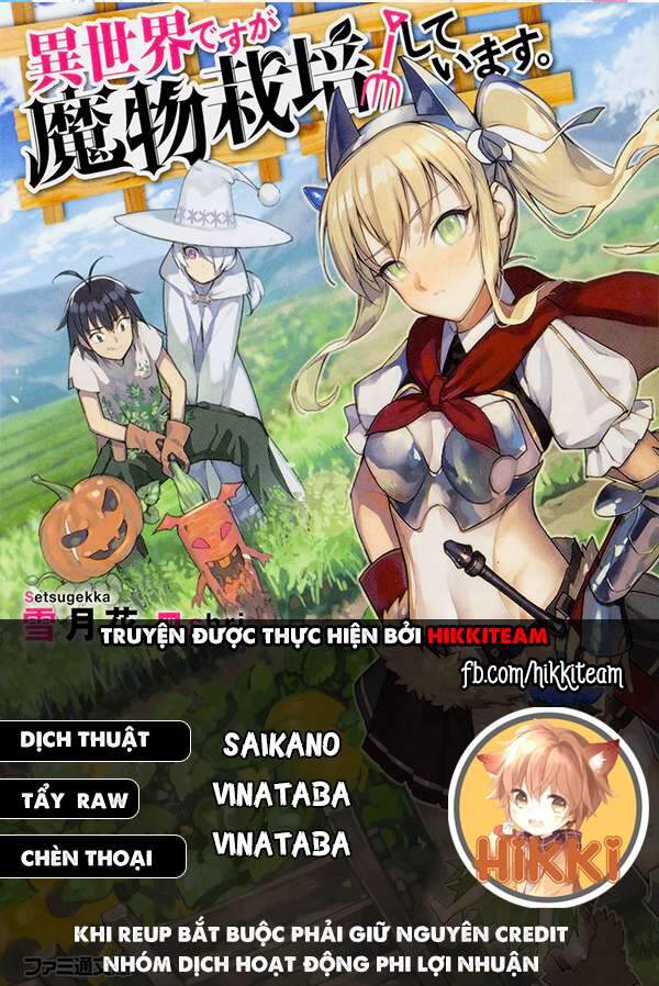 Isekai Desu Ga Mamono Saibai Shiteimasu Chapter 22 - 1