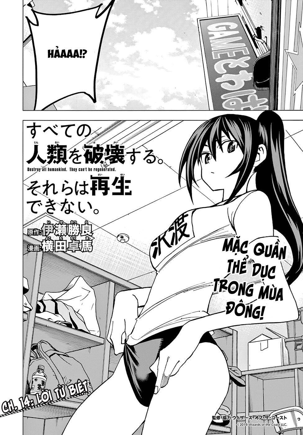 Tiêu Diệt Tất Cả Loài Người. Chúng Không Thể Được Tái Sinh Chapter 14 - 7