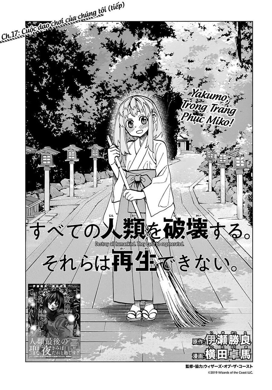 Tiêu Diệt Tất Cả Loài Người. Chúng Không Thể Được Tái Sinh Chapter 17 - 7