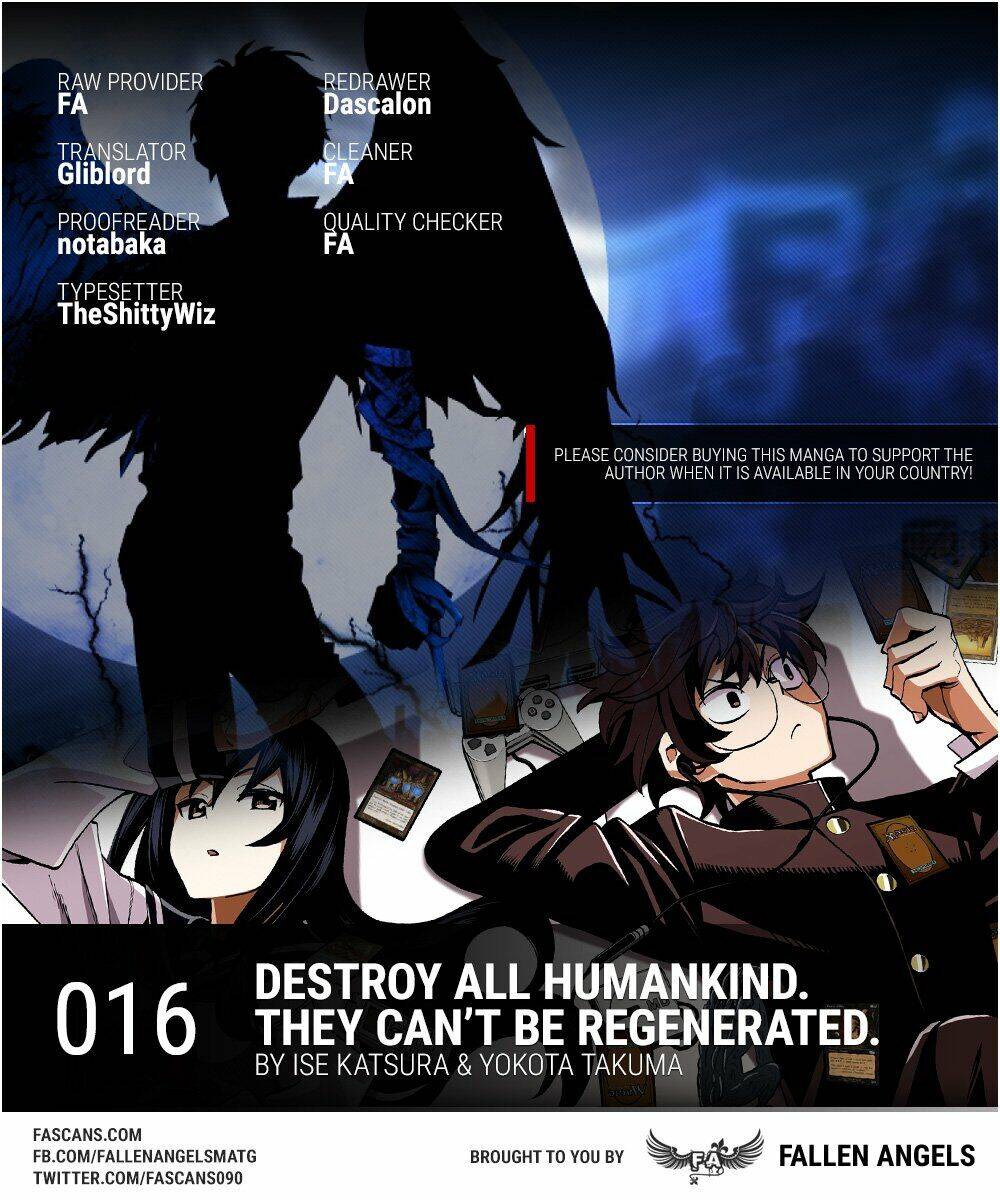 Tiêu Diệt Tất Cả Loài Người. Chúng Không Thể Được Tái Sinh Chapter 16 - 3