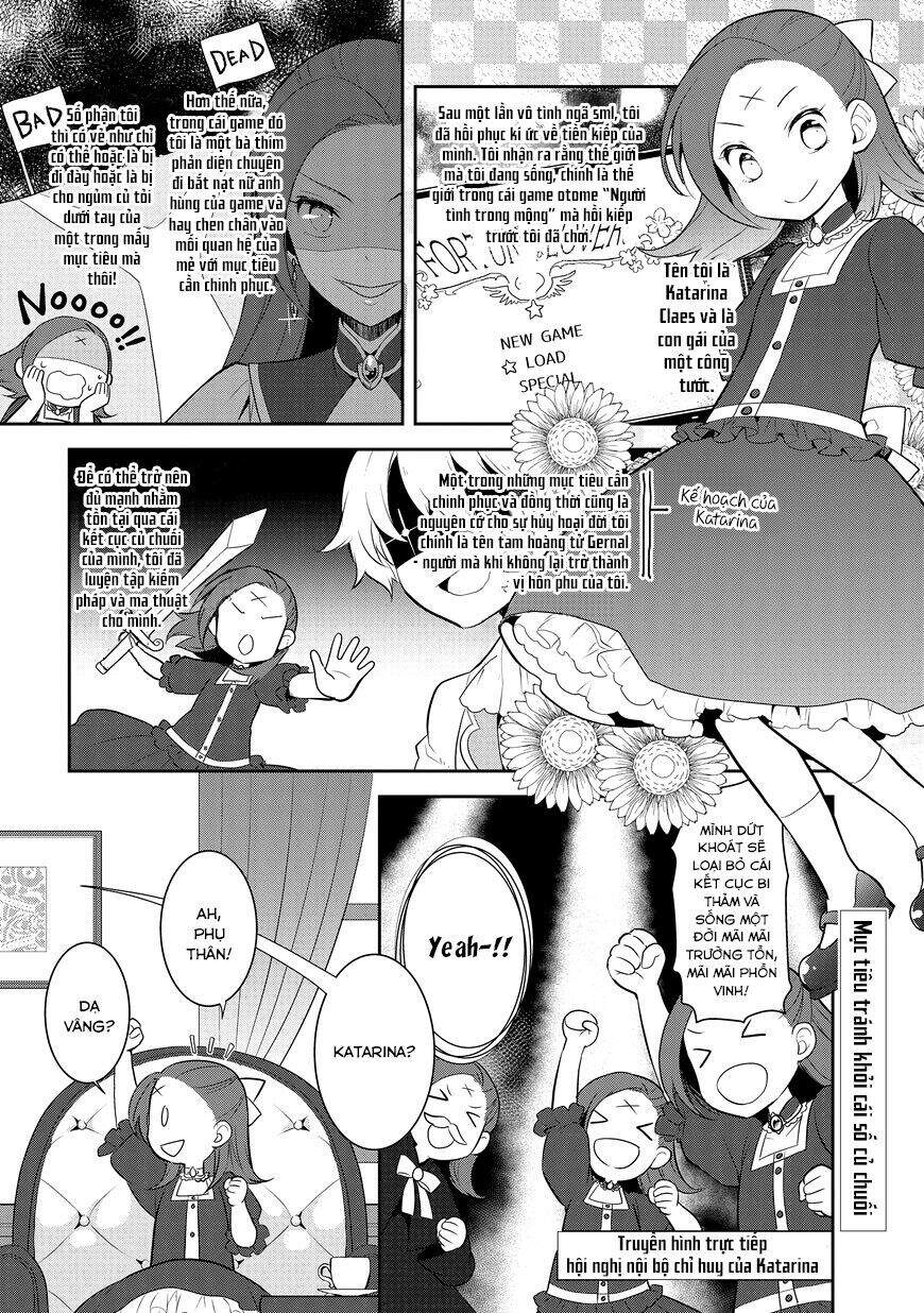 Sau Khi Được Tái Sinh, Tôi Bị Kéo Vào Game Otome Với Vai Trò Nữ Ác Nhân Và Bị Gắn Toàn Flag Đen... Chapter 2 - 4