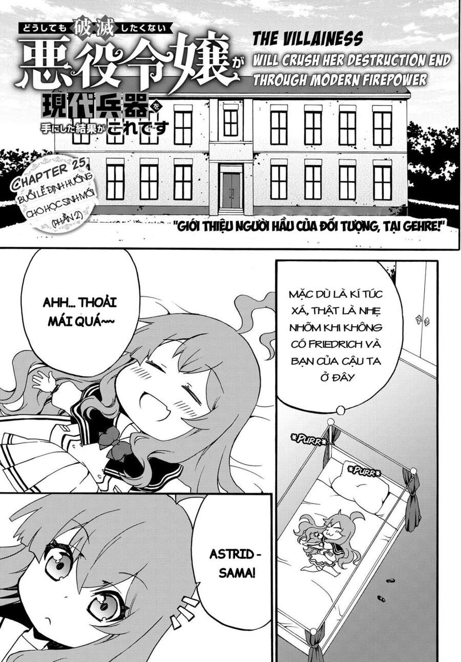 The Villainess Will Crush Her Destruction End Through Modern Firepower Chapter 25 - 3