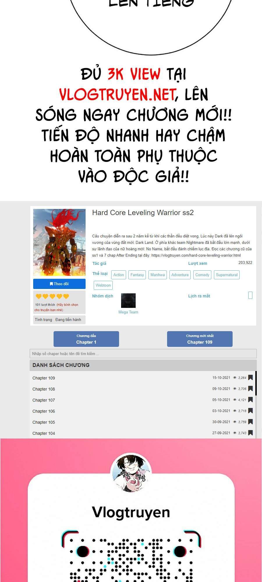 Hard Core Leveling Warrior Ss2 Chapter 110 - 140
