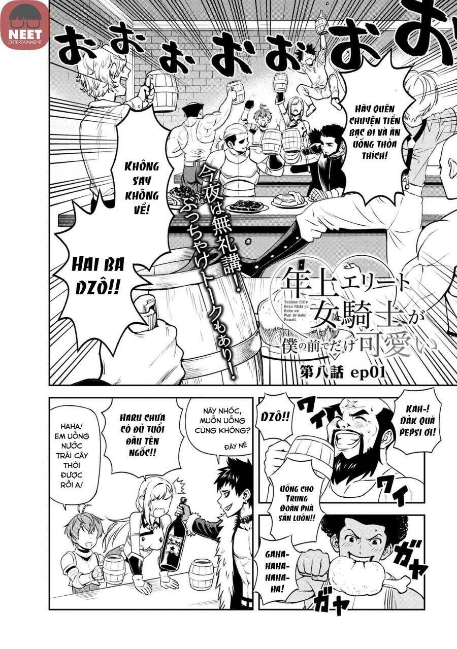 Toshiue Elite Onna Kishi Ga Boku No Mae De Dake Kawaii Chapter 8.1 - 2