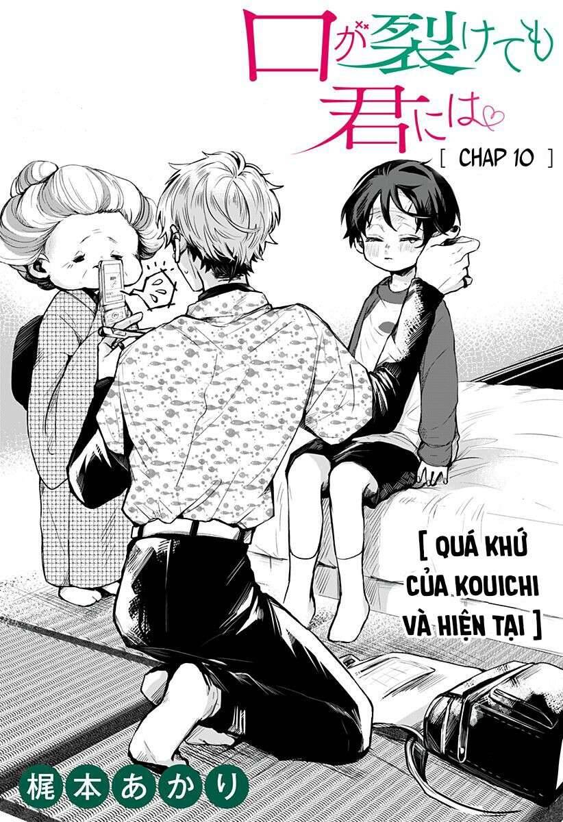 Kuchi Ga Saketemo Kimi Niwa Chapter 10 - 4