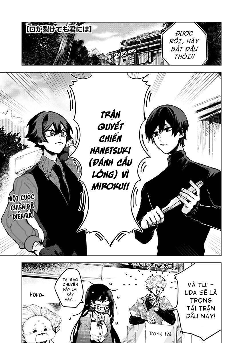 Kuchi Ga Saketemo Kimi Niwa Chapter 11 - 1