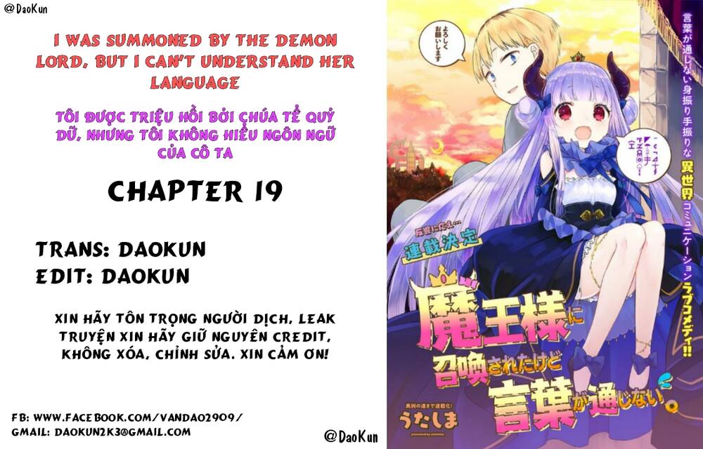 I Was Summoned By The Demon Lord, But I Can't Understand Her Languag Chapter 19 - 1