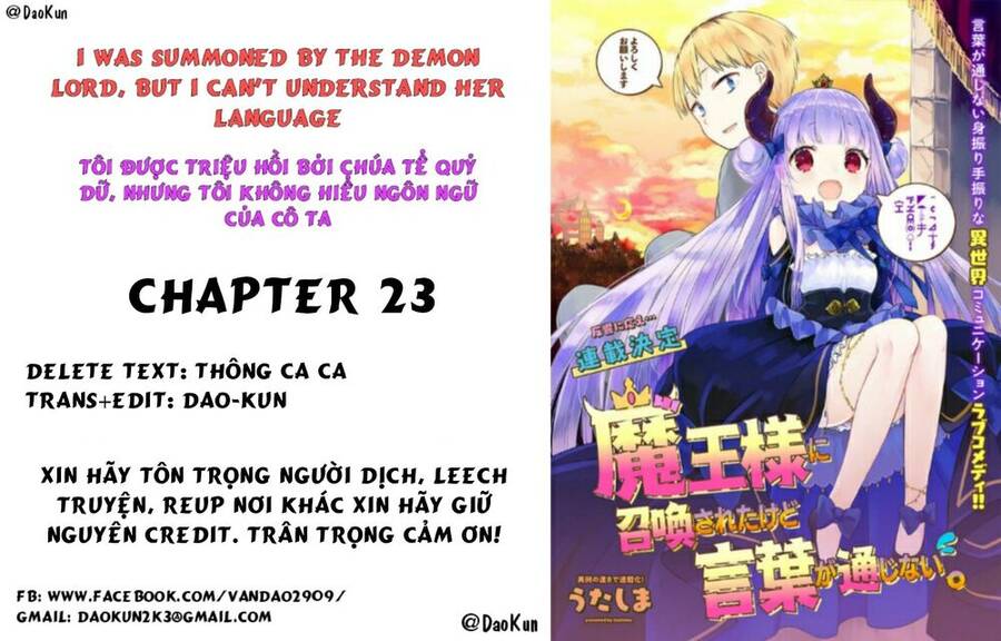 I Was Summoned By The Demon Lord, But I Can't Understand Her Languag Chapter 23 - 1