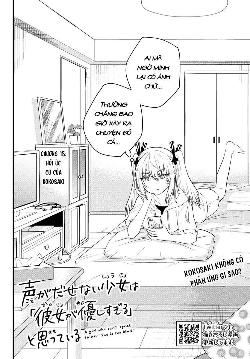 Koe Ga Dasenai Shoujo Wa "Kanojo Ga Yasashisugiru" To Omotte Iru Chapter 15 - 3