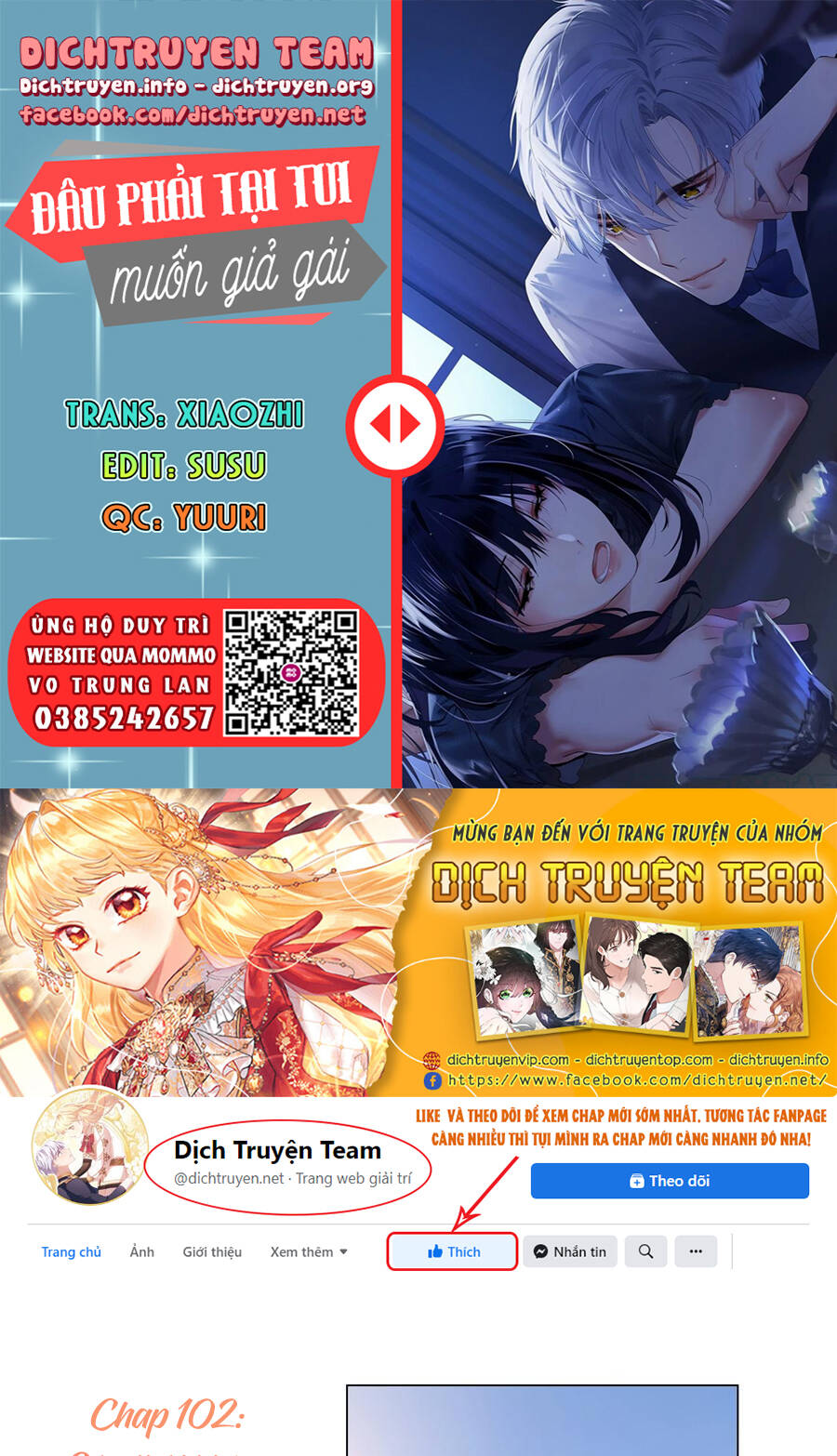 Đâu Phải Tại Tui Muốn Giả Gái Chapter 102 - 1
